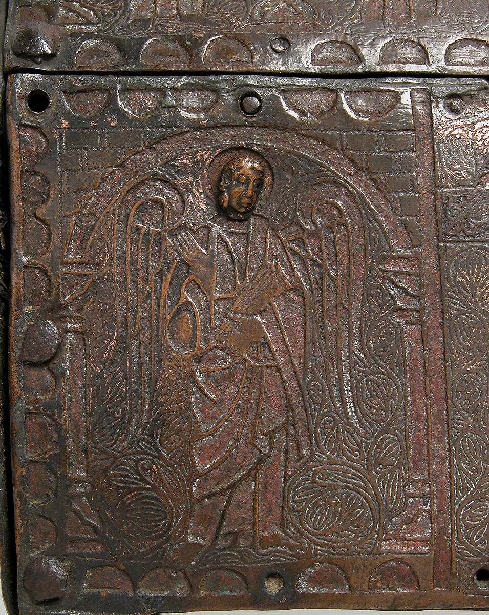 Chasse, Champlevé enamel (now missing), copper, traces of gilding, French