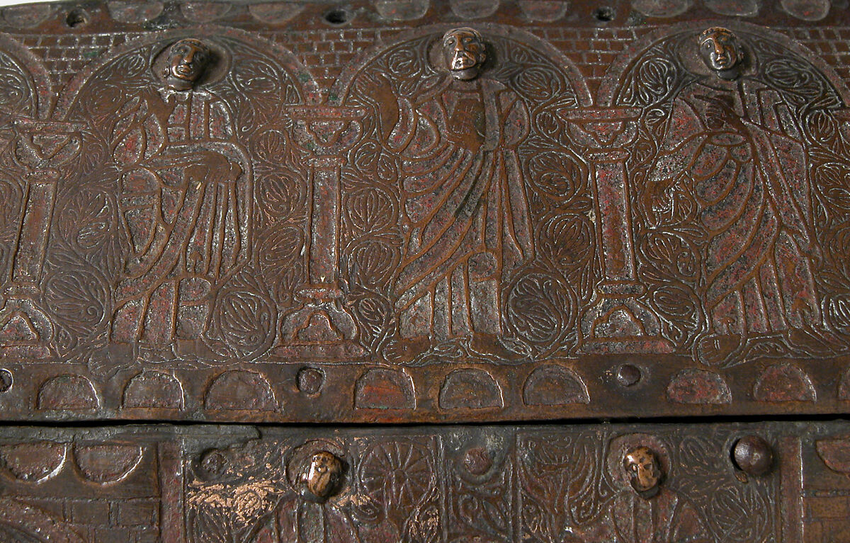 Chasse, Champlevé enamel (now missing), copper, traces of gilding, French