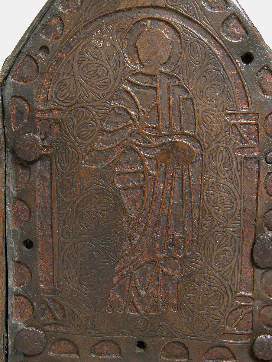 Chasse, Champlevé enamel (now missing), copper, traces of gilding, French