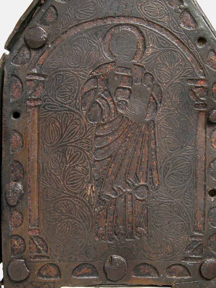 Chasse, Champlevé enamel (now missing), copper, traces of gilding, French