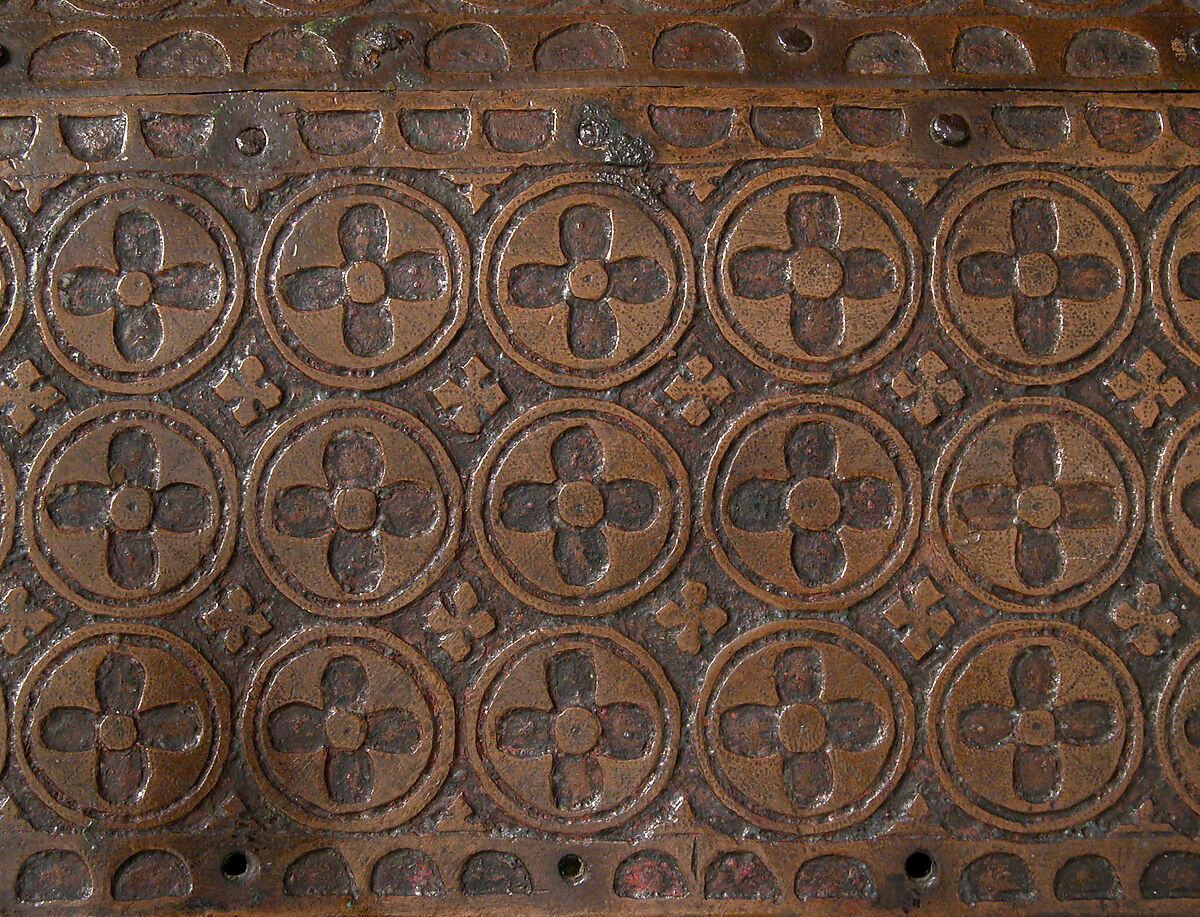 Chasse, Champlevé enamel (now missing), copper, traces of gilding, French