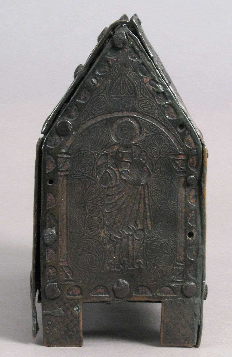 Chasse, Champlevé enamel (now missing), copper, traces of gilding, French