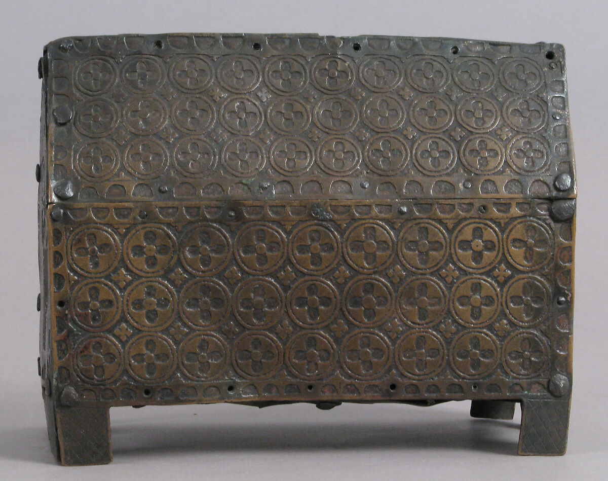 Chasse, Champlevé enamel (now missing), copper, traces of gilding, French