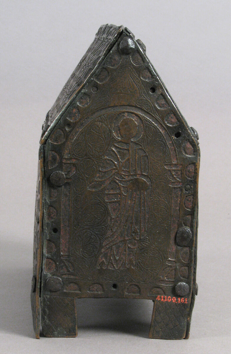 Chasse, Champlevé enamel (now missing), copper, traces of gilding, French