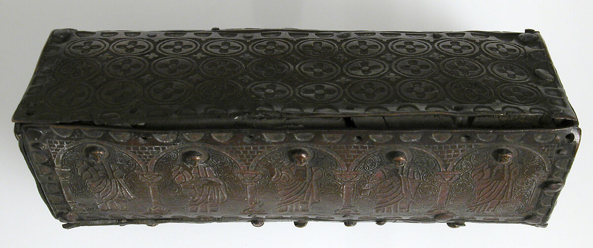 Chasse, Champlevé enamel (now missing), copper, traces of gilding, French