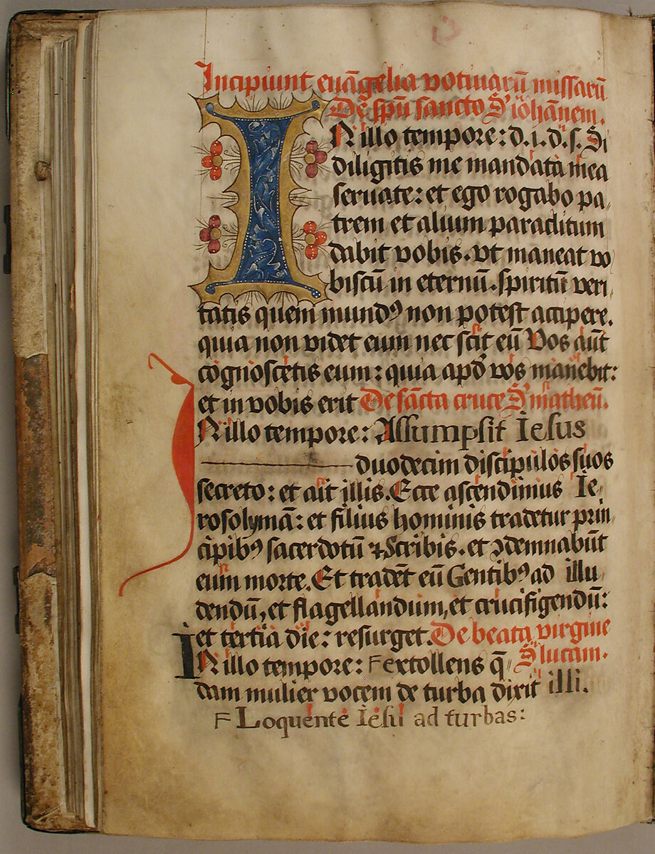 Plaque with Christ in Majesty and the Four Evangelists, Tempera, ink, and metal leaf on parchment; leather, leather binding with ivory, Ottonian