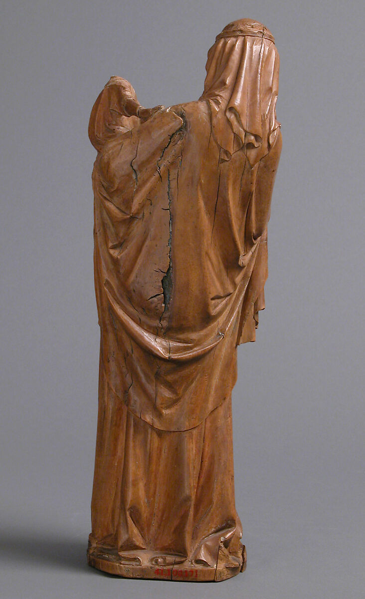 Virgin and Child, Walnut with traces of polychromy, French