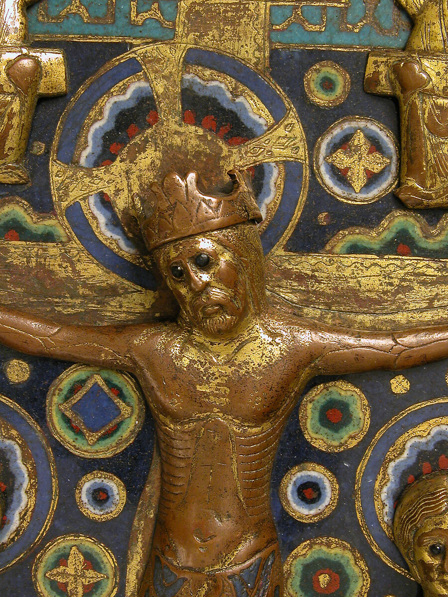 Book-Cover, Champlevé enamel, copper-gilt, French