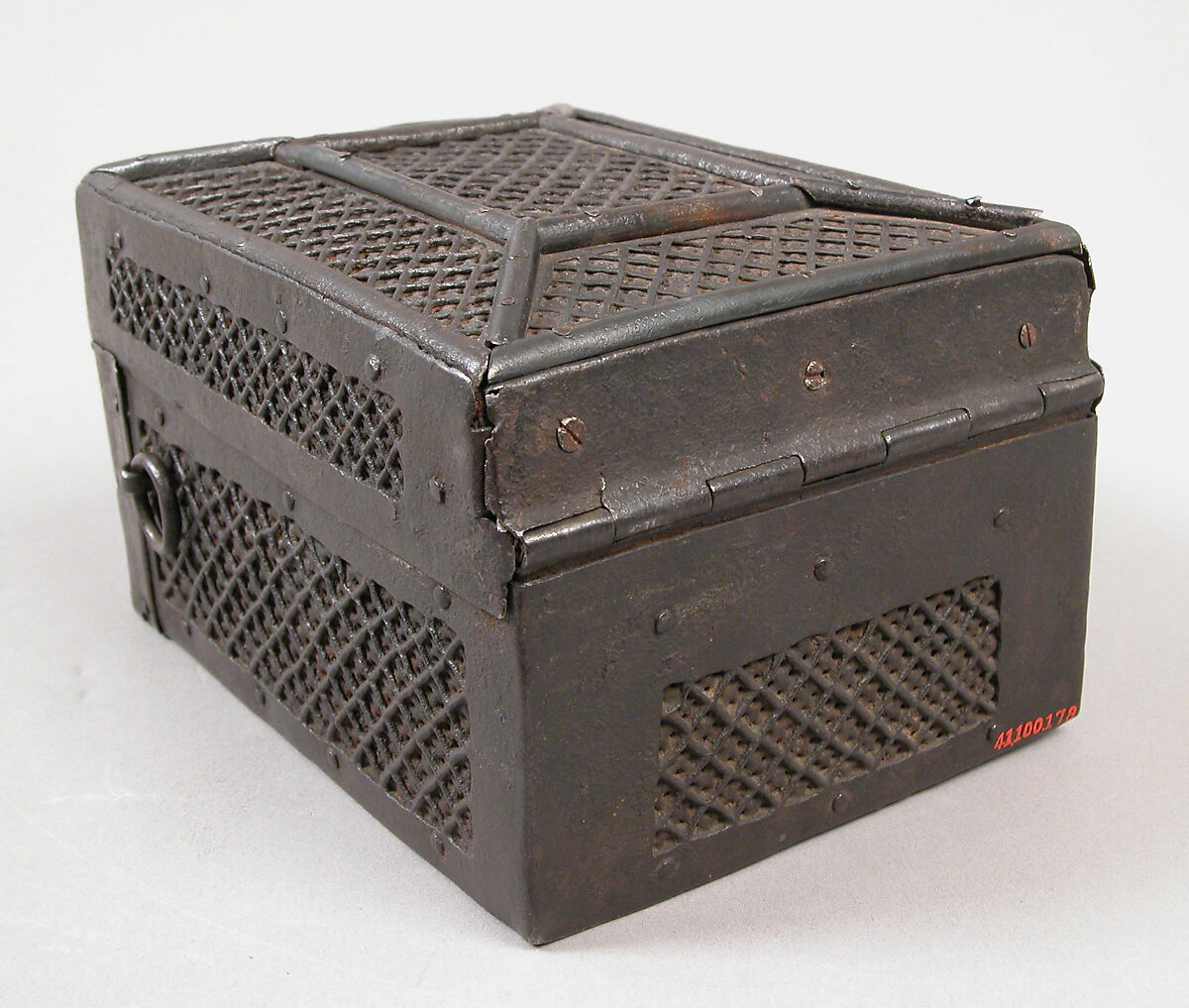 Box, Iron, wood core, Spanish