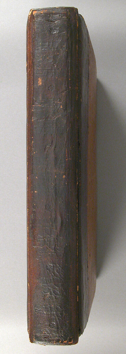 Gradual, Tempera and ink on parchment, with oak and tooled leather binding, Italian