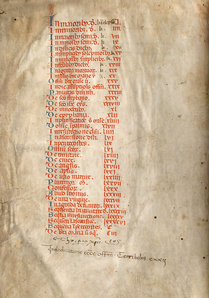 Gradual, Tempera and ink on parchment, with oak and tooled leather binding, Italian