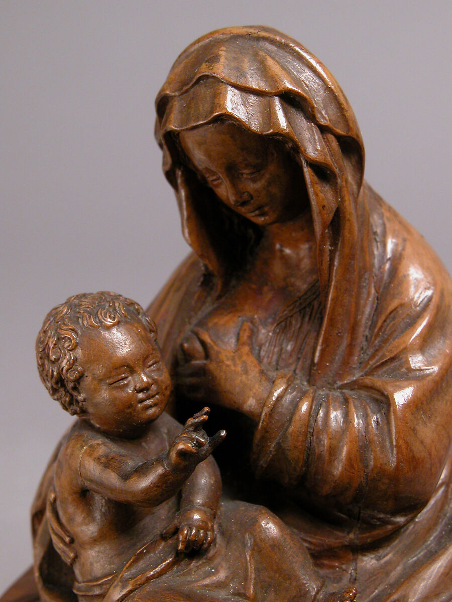 Virgin and Child, Walnut, South Netherlandish or French