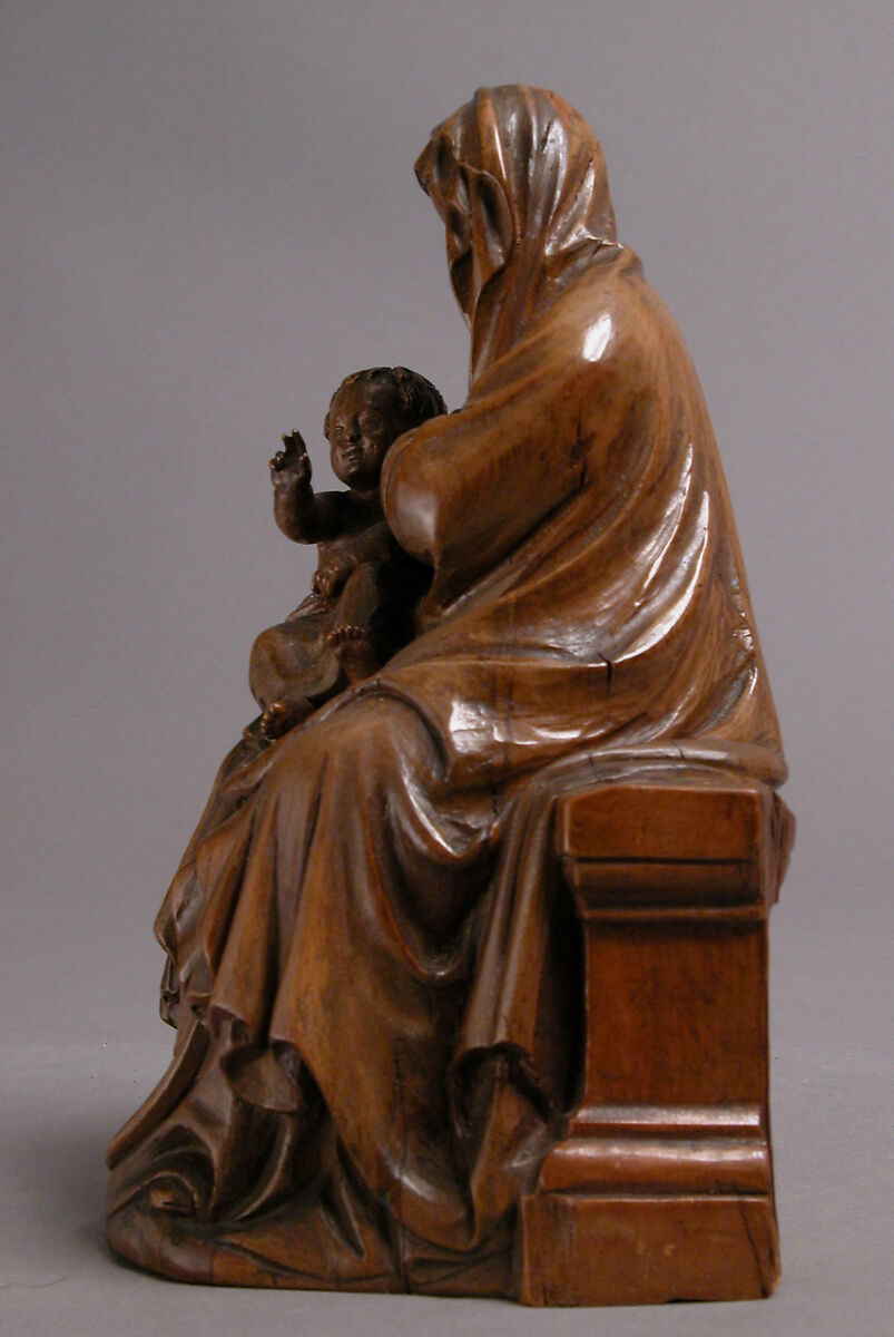 Virgin and Child, Walnut, South Netherlandish or French