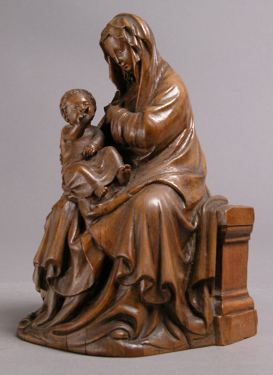 Virgin and Child, Walnut, South Netherlandish or French