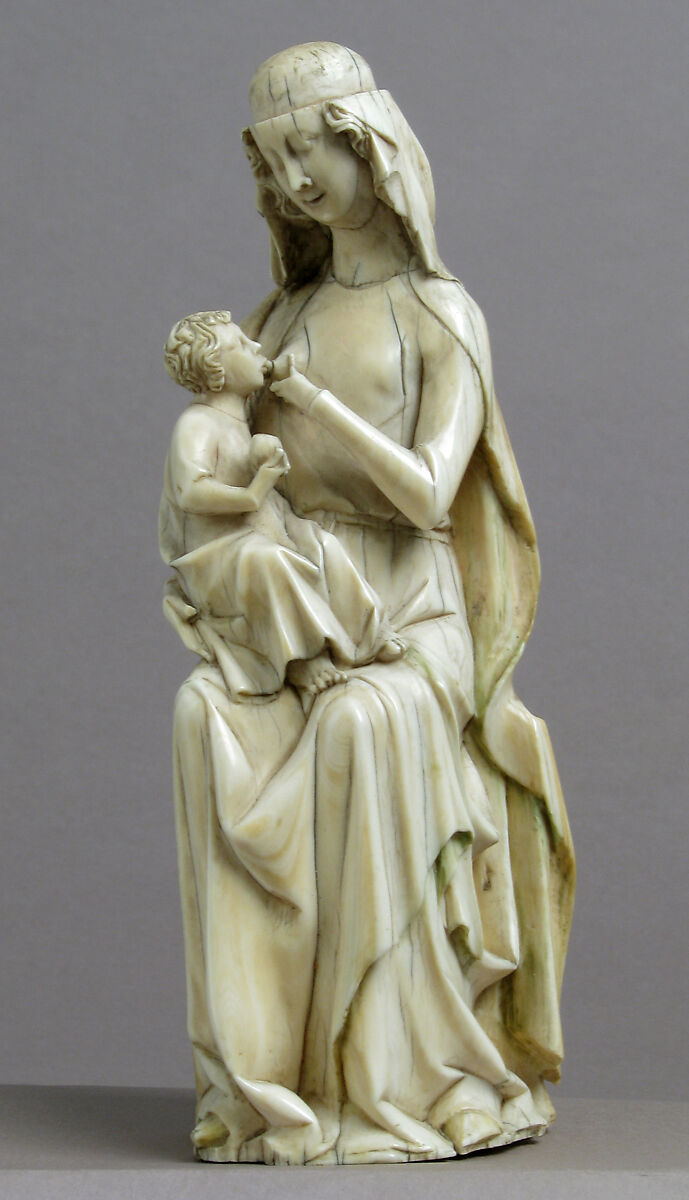 Virgin and Child, Elephant ivory, French