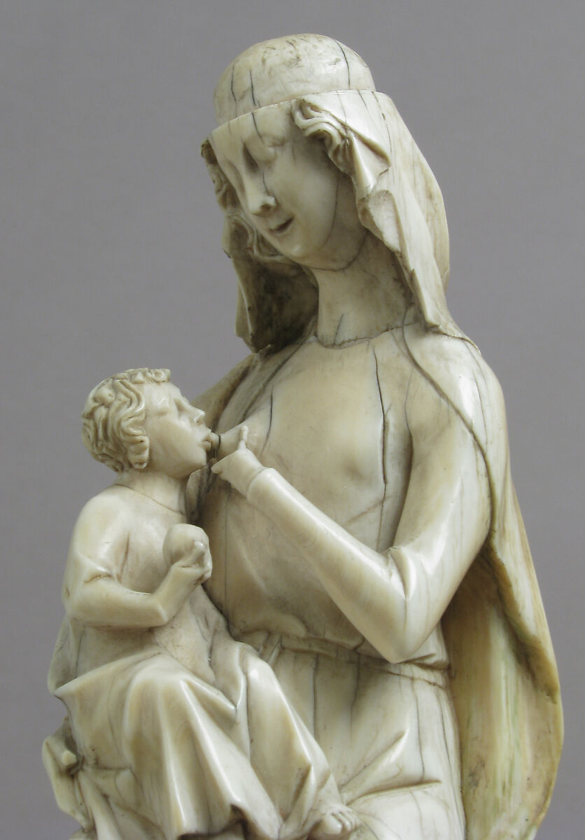 Virgin and Child, Elephant ivory, French