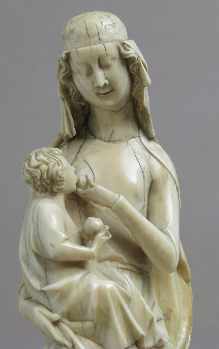 Virgin and Child, Elephant ivory, French