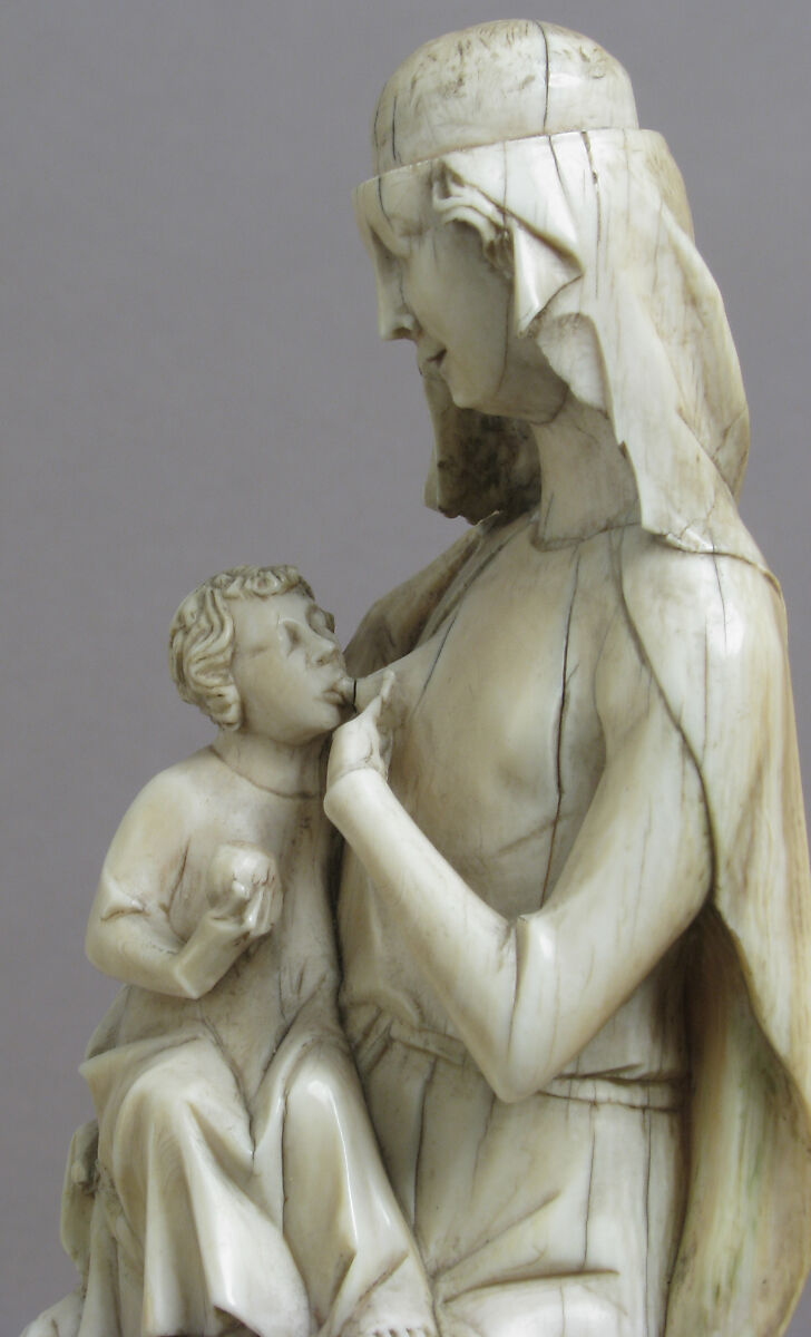 Virgin and Child, Elephant ivory, French