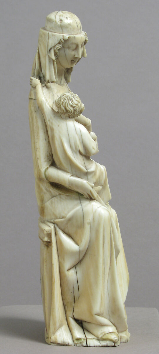 Virgin and Child, Elephant ivory, French