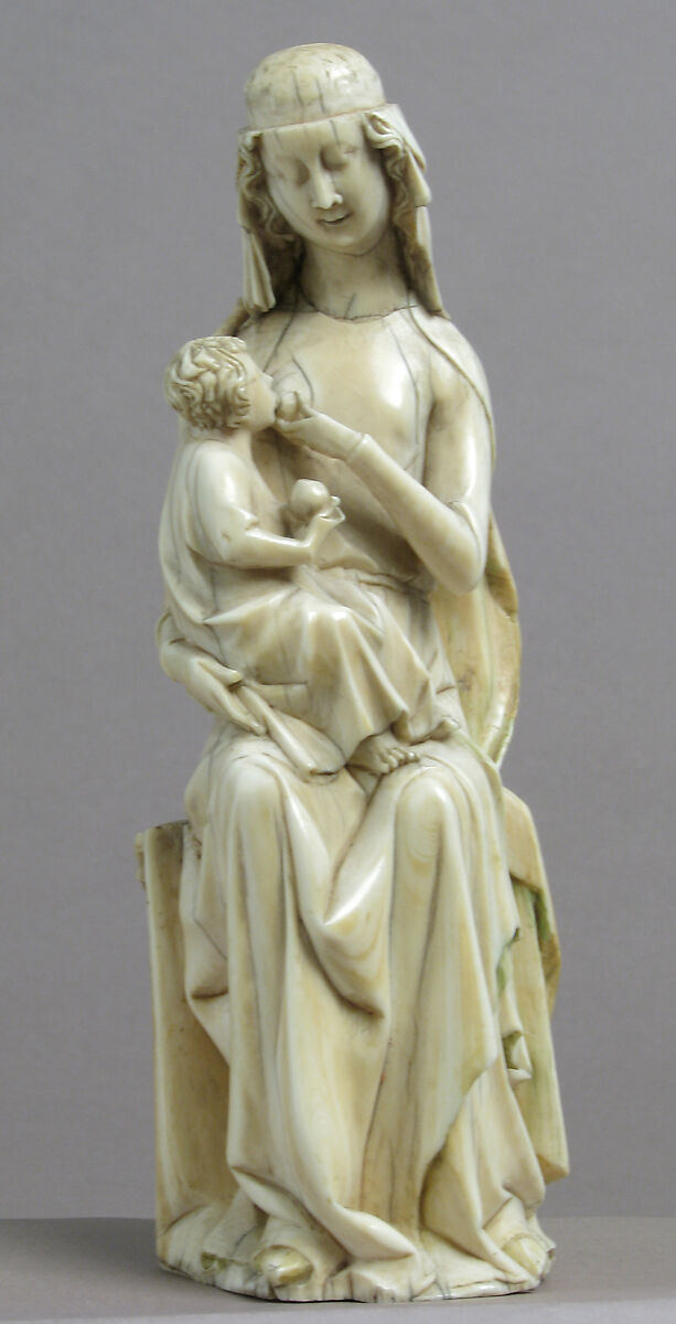 Virgin and Child, Ivory, French 