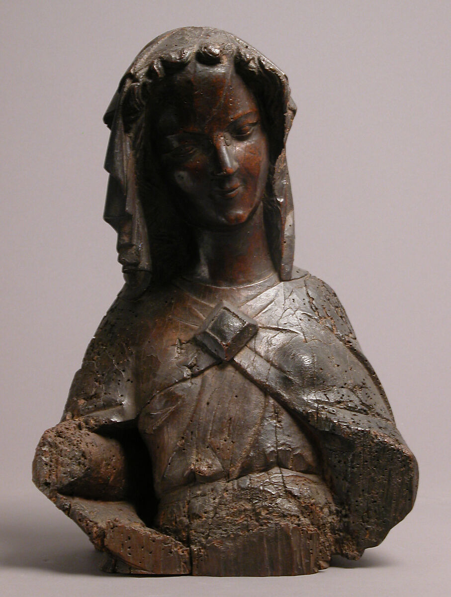 Bust of a Women, Oak, French 