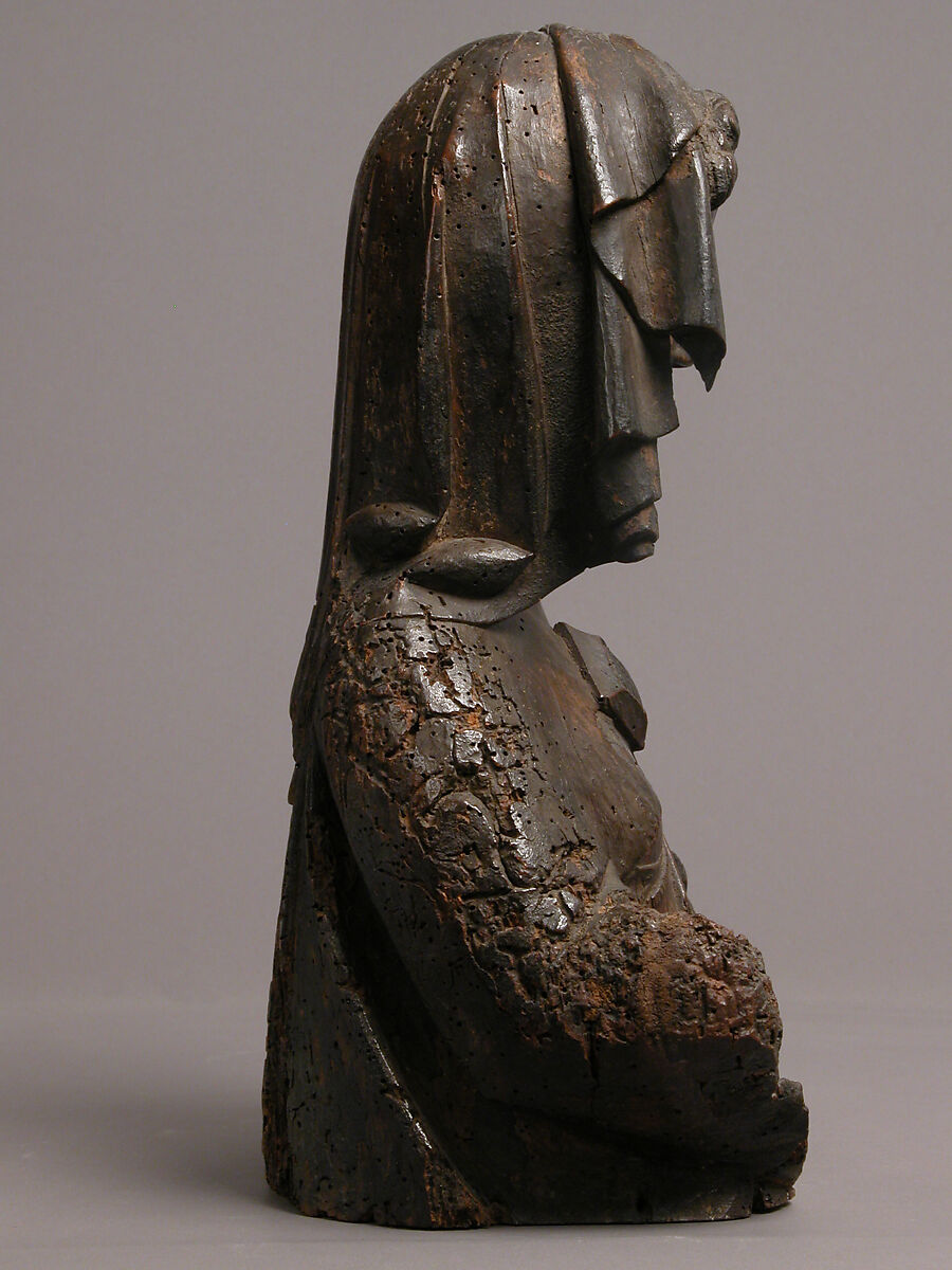 Bust of a Women, Oak, French