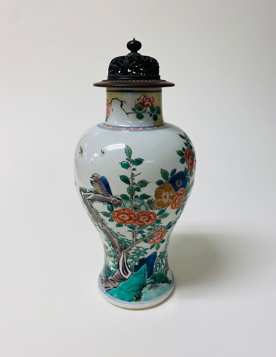 Vase with birds and flowers | China | Qing dynasty (1644–1911) | The ...