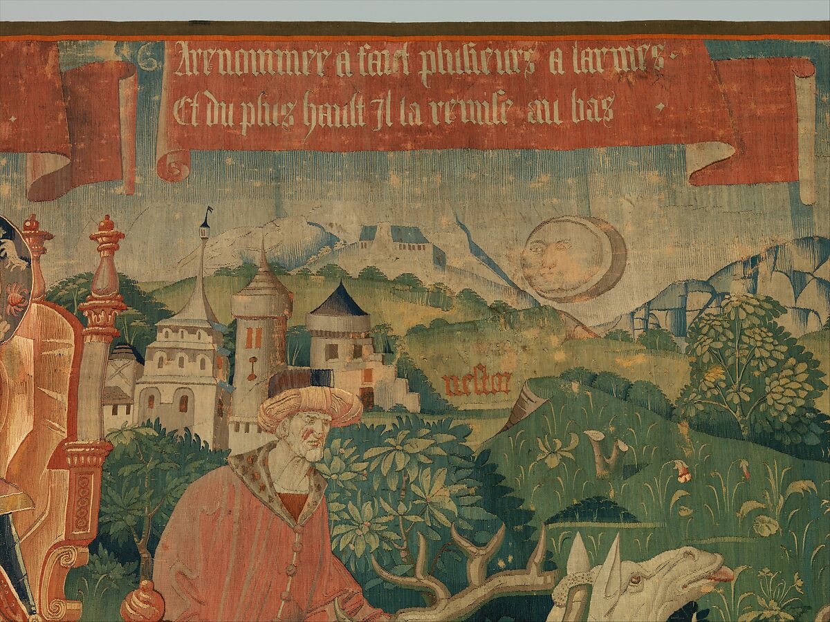 The Triumph of Time over Fame, Wool warp;  wool and silk wefts, South Netherlandish