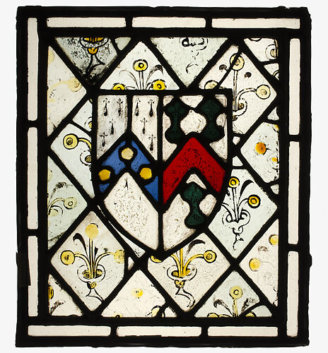 Panel with Heraldic Shield of Johnson