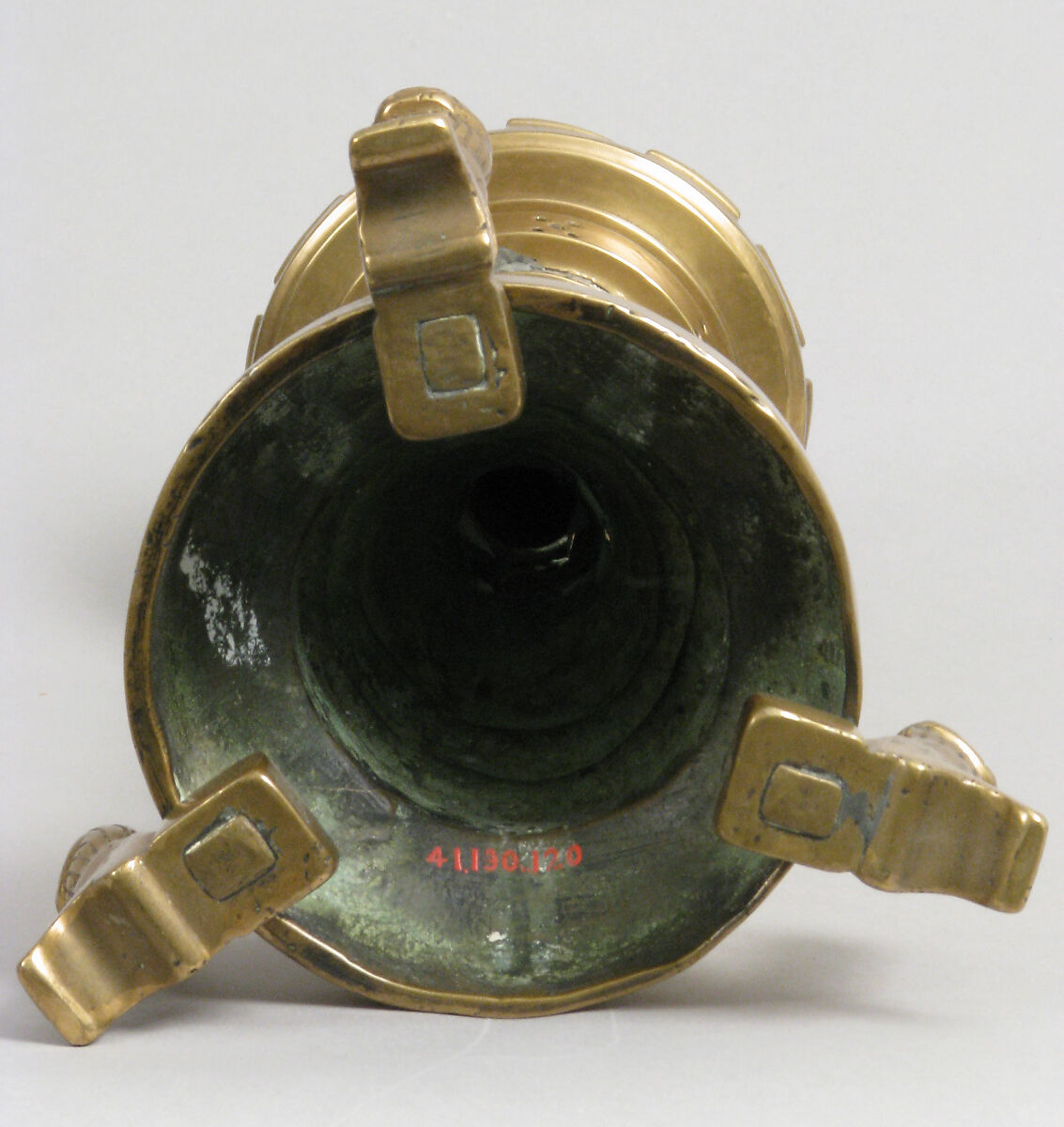 Candlestick, Pricket, Brass, South Netherlandish