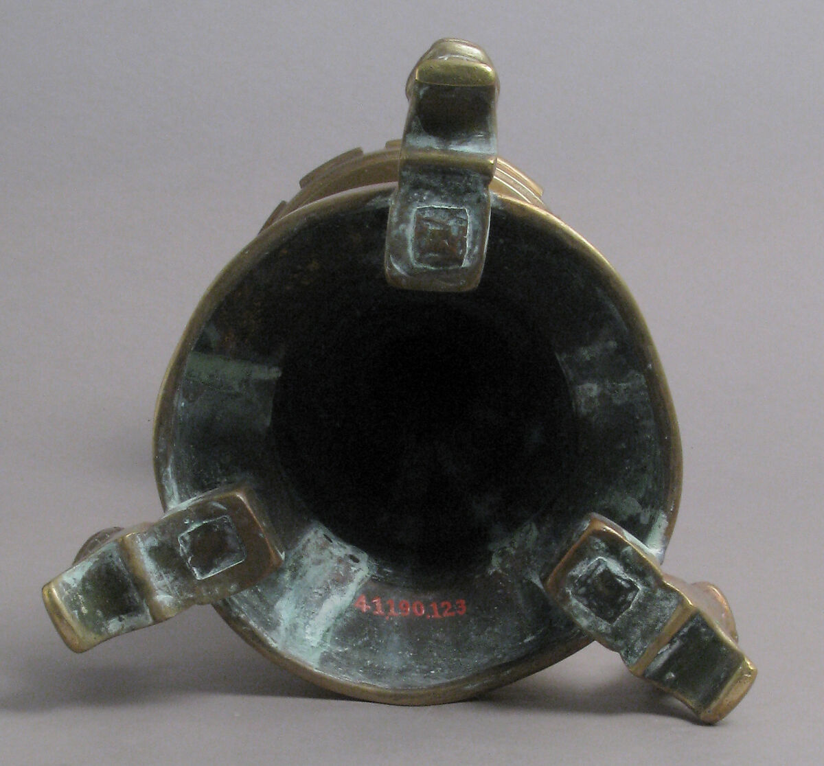 Candlestick, Pricket, Brass, South Netherlandish