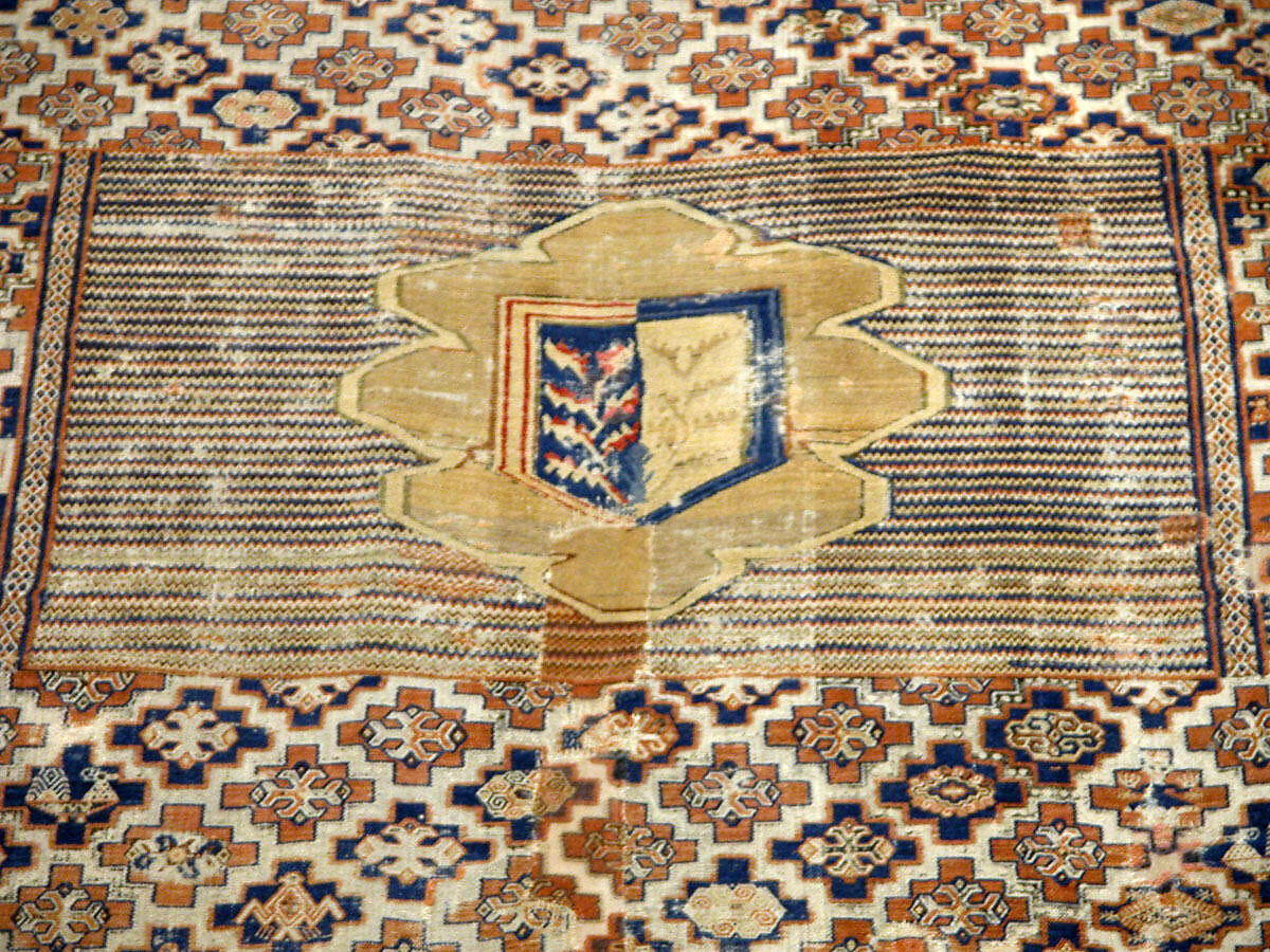 Carpet with Coat of Arms, Wool, Spanish