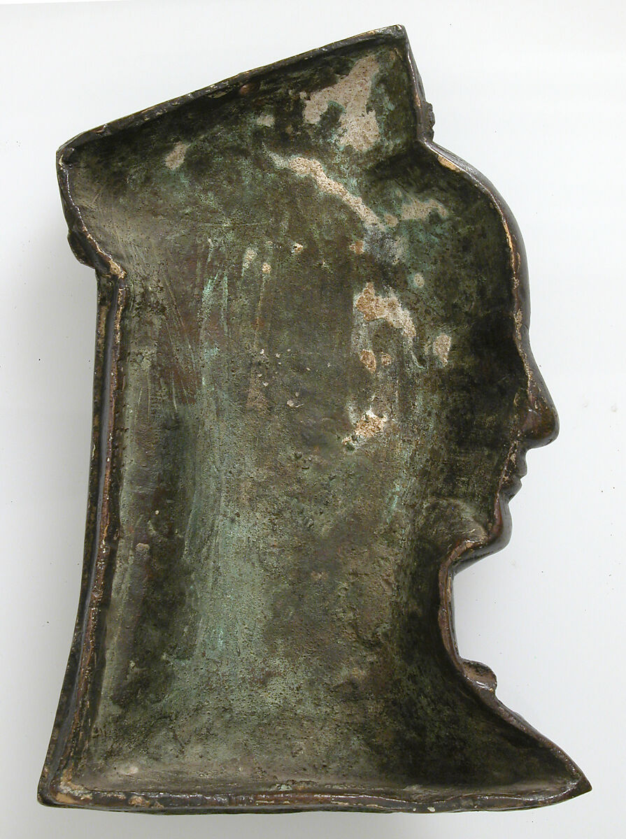 Plaque, Anne of Brittany, Copper alloy, French