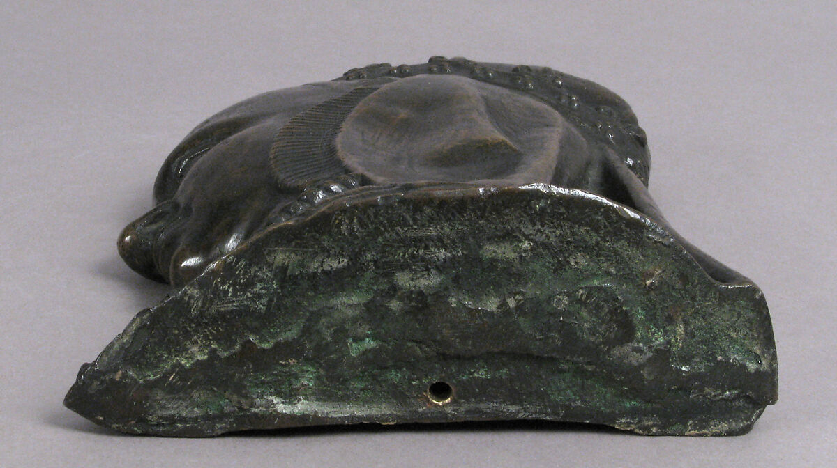 Plaque, Anne of Brittany, Copper alloy, French