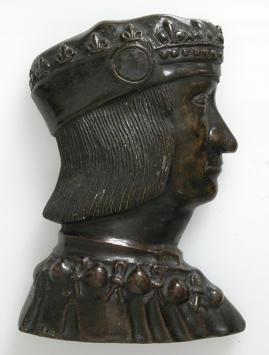 Plaque, Louis XII, Copper alloy, French 