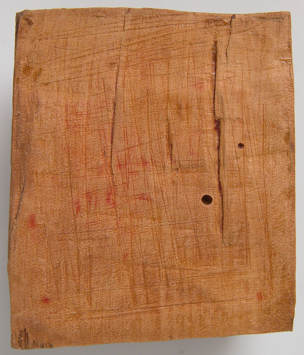 Miniature Relief of Saint John the Evangelist at His Writing Table, Wood, polychromy, gilding, German