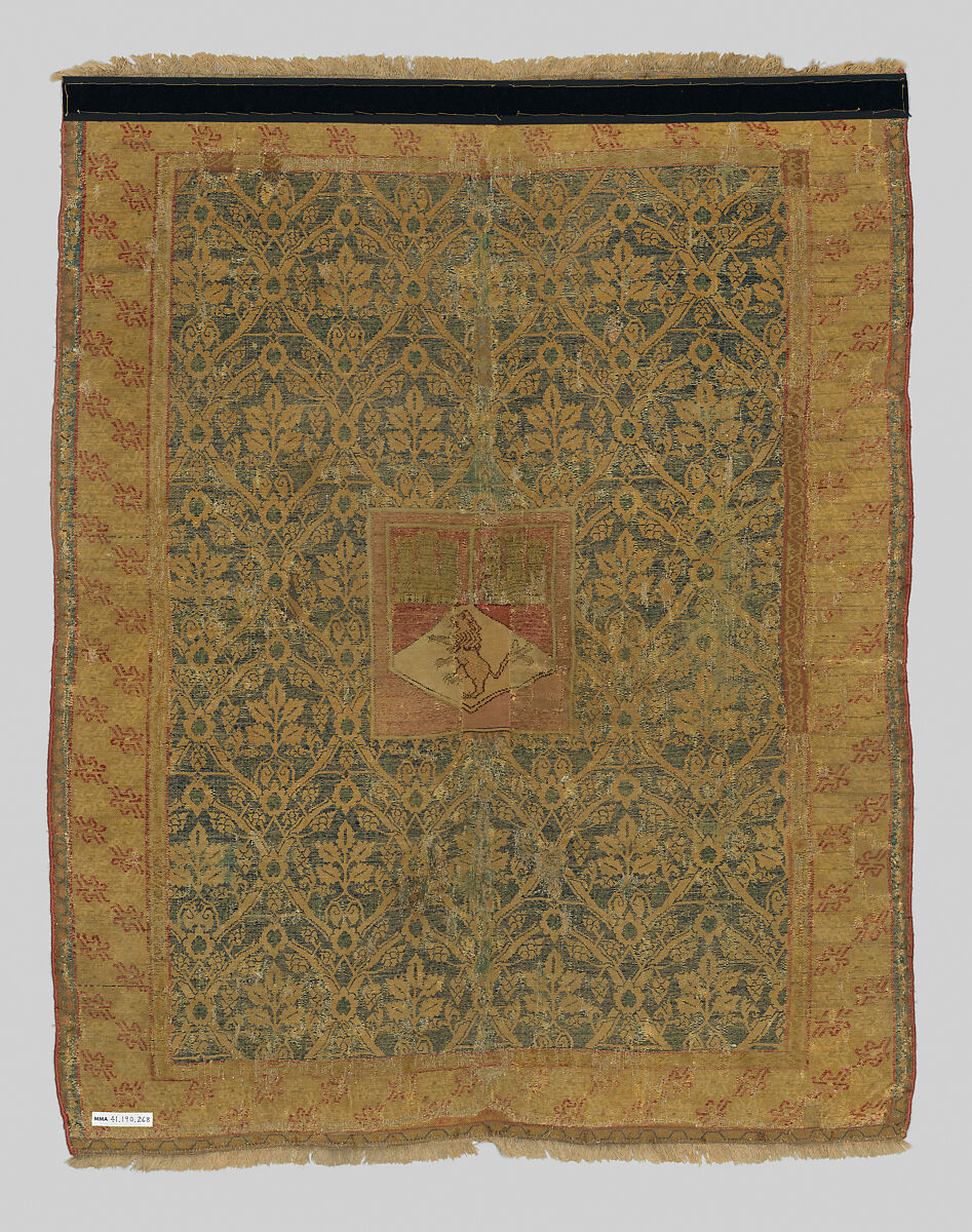 Carpet with Coat of Arms, Wool, Spanish