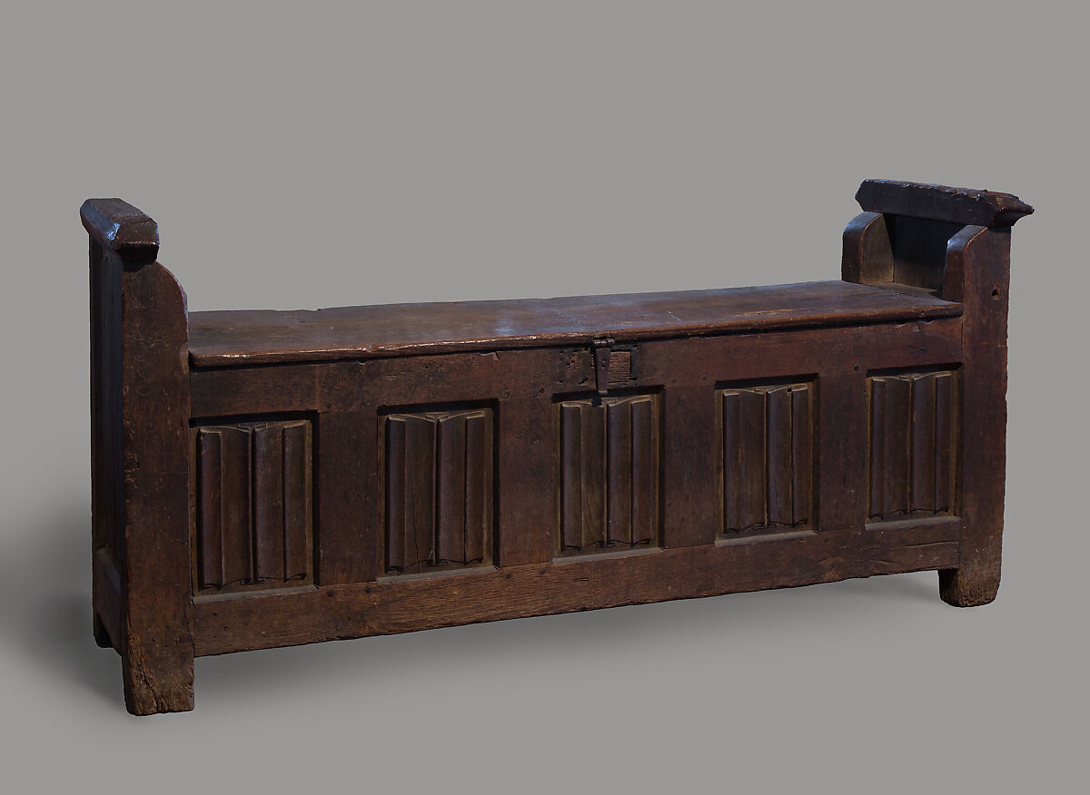 Bench or Chest, Oak, French 