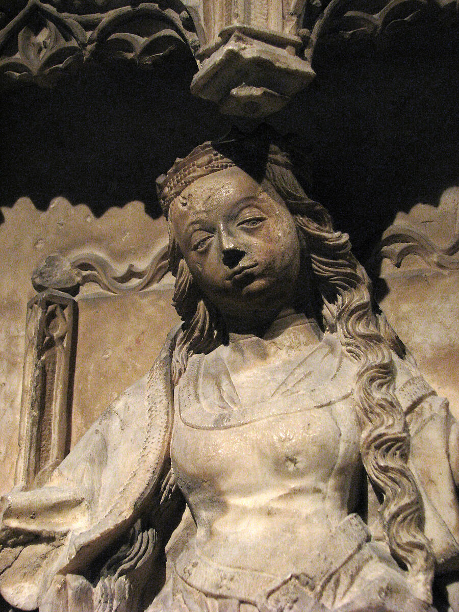 Saint Catherine of Alexandria, Alabaster, North Spanish