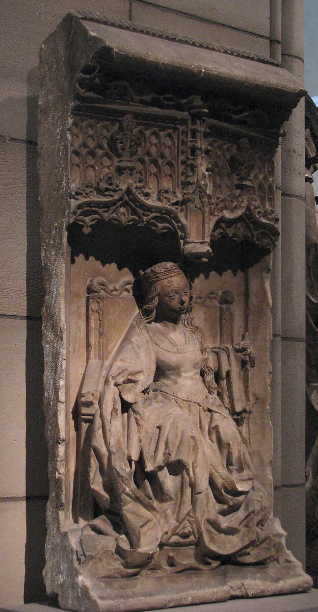 Saint Catherine of Alexandria, Alabaster, North Spanish