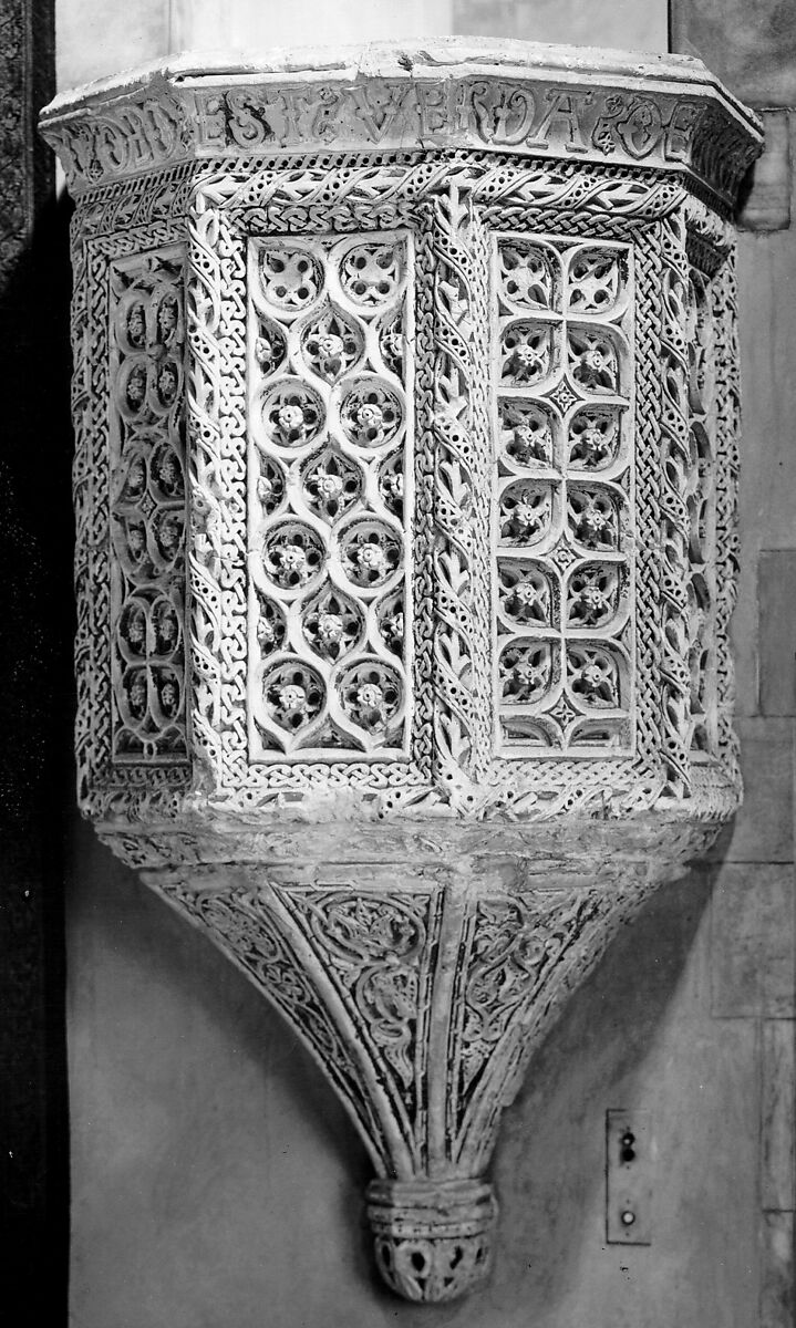 Pulpit, Stucco (?), Spanish 