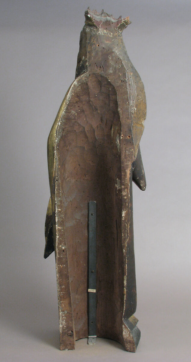 Saint Catherine, Limewood with paint and gilding, German