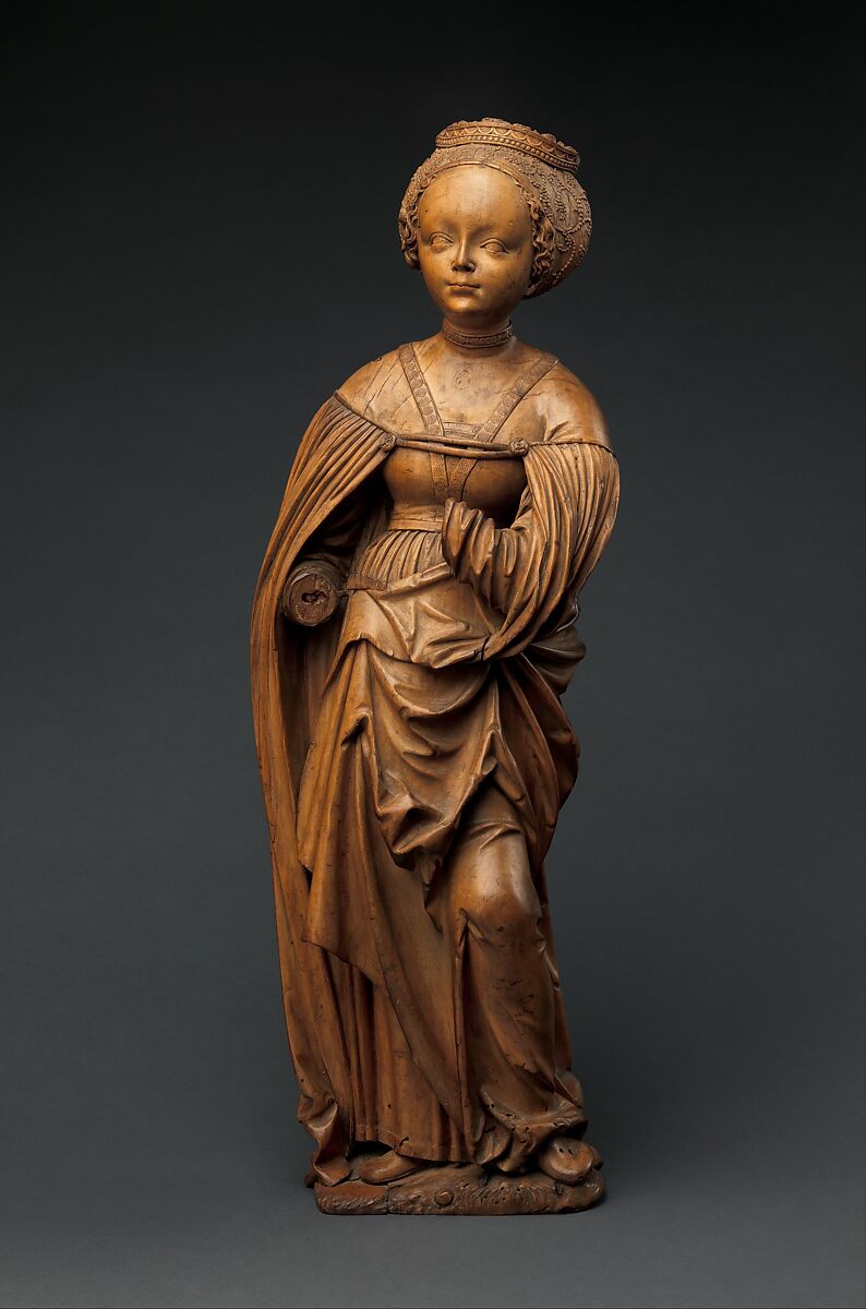 Saint Barbara, Limewood, German 