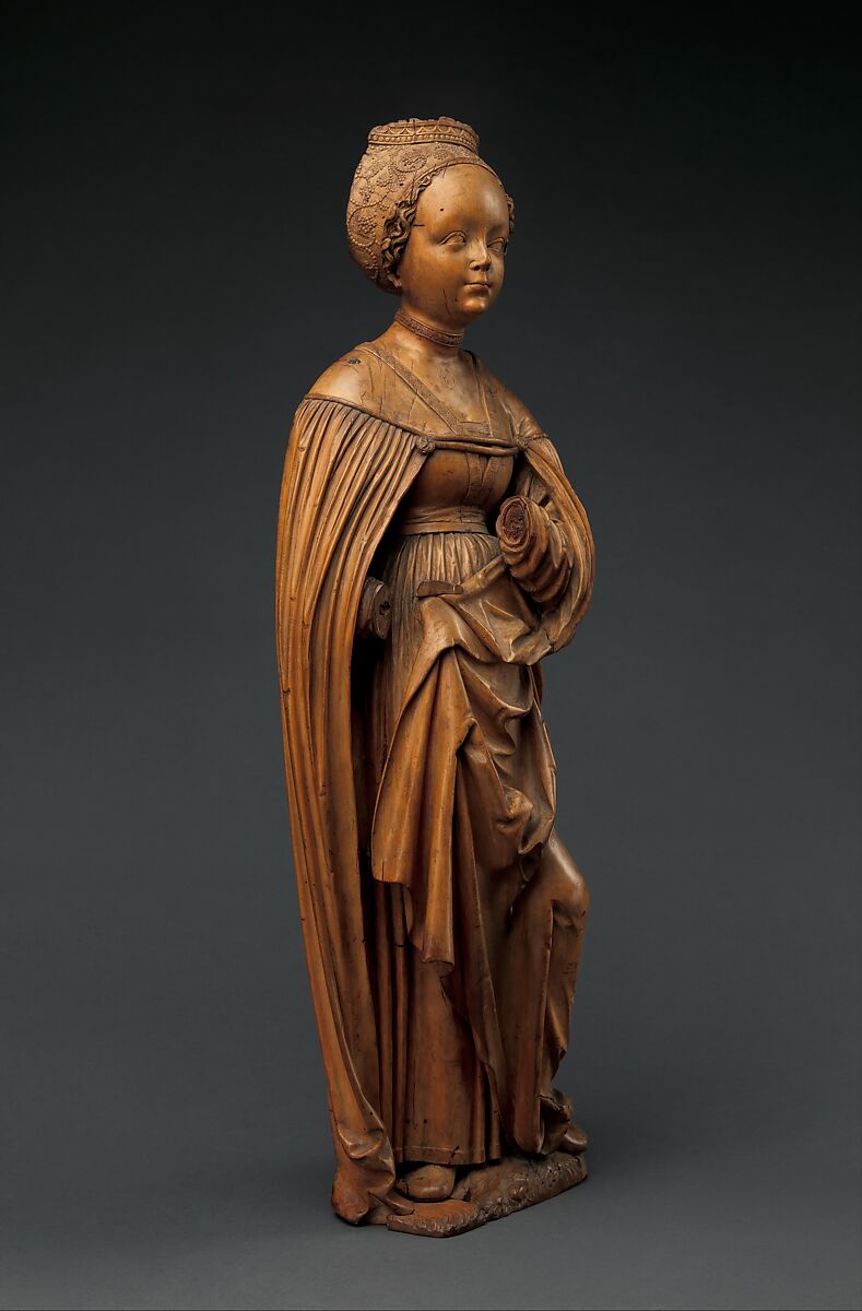 Saint Barbara, Limewood, German