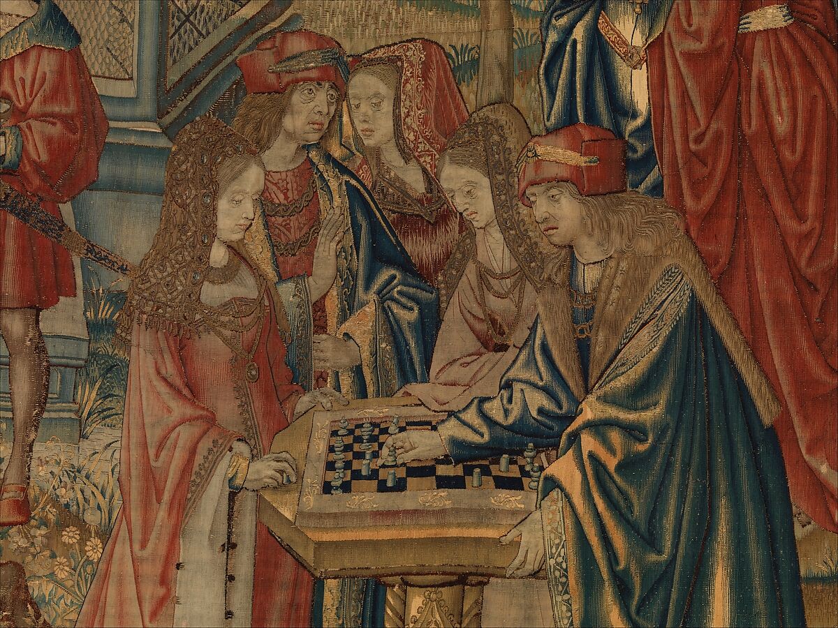 The Garden of Love, Wool warp;  wool, silk, and metallic wefts, South Netherlandish