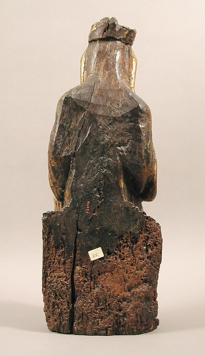 Virgin and Child, Wood, paint, and gilding, Catalan