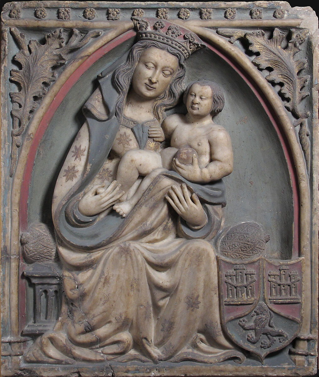 Virgin and Child, Alabaster, Spanish 