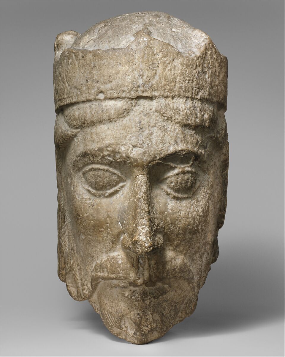 Head of a King, Limestone, French