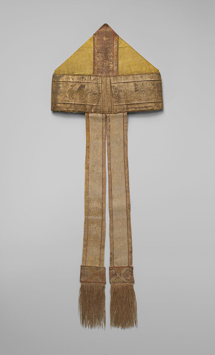 Mitre, Silk, gold thread, Austrian