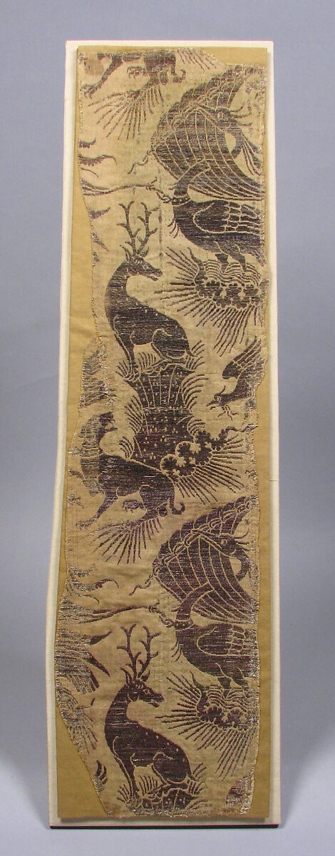 Textile, Silk, metal thread, Italian